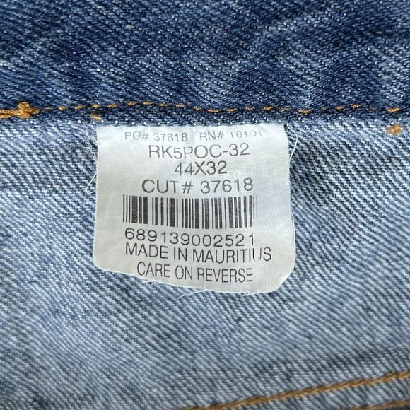 Rural King Real Work Wear men's riveted 5-pocket denim jeans 41x31 measured - Picture 2 of 7